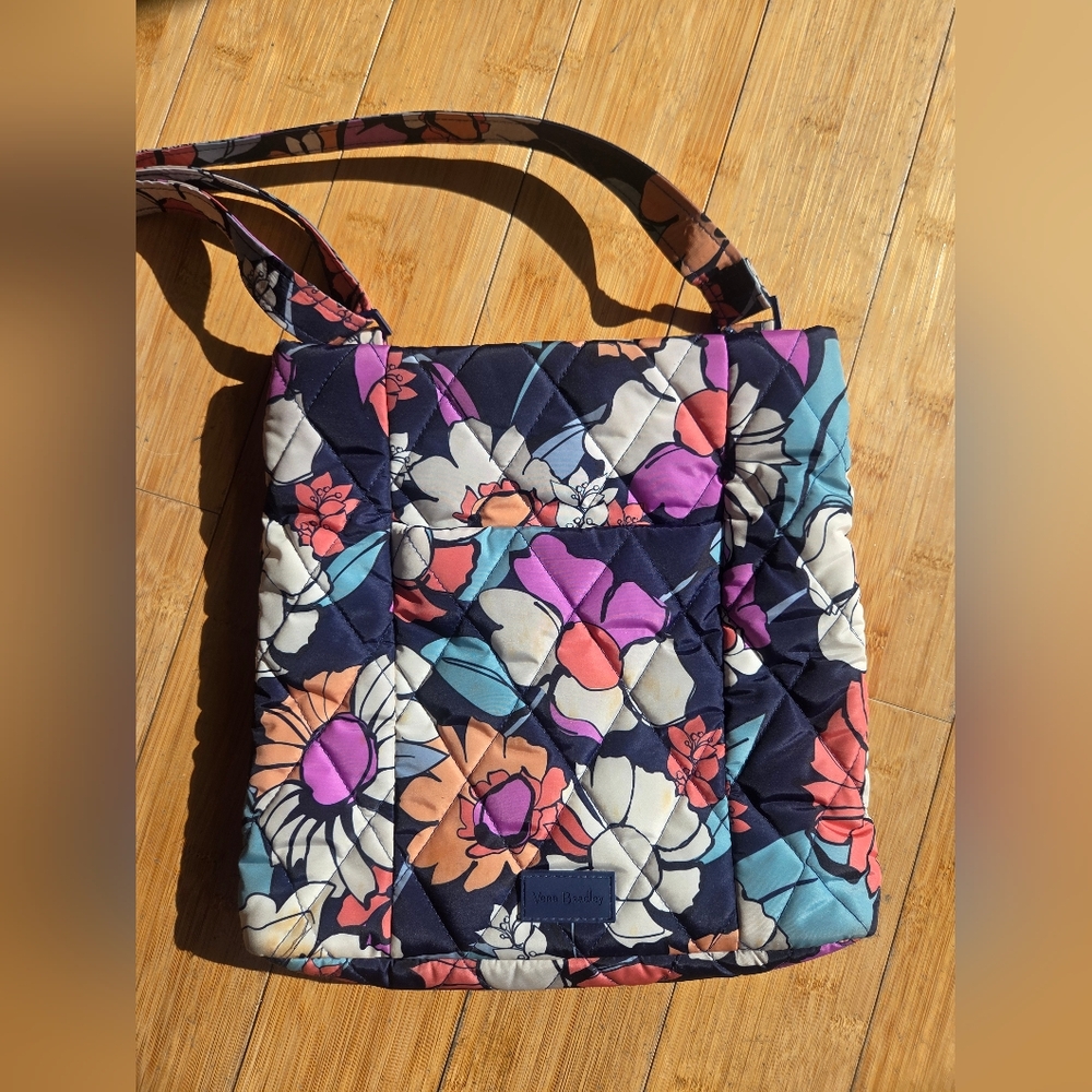 Vera Bradley Floral Quilted Crossbody Shoulder Bag - Multicolor